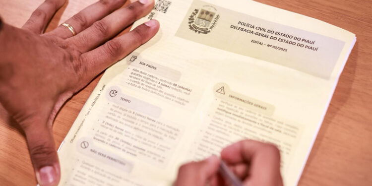 Concurso da PC-PI terá reaplicação de prova objetiva para cinco candidatos