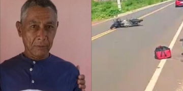 Idoso morre após colisão entre bicicleta e motocicleta no Rodoanel de União, no Piauí