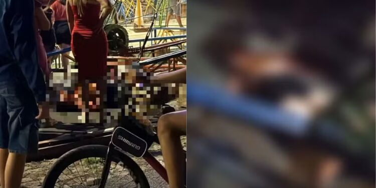 Mulher tem crise de pânico e pula de roda-gigante em movimento em Cocal