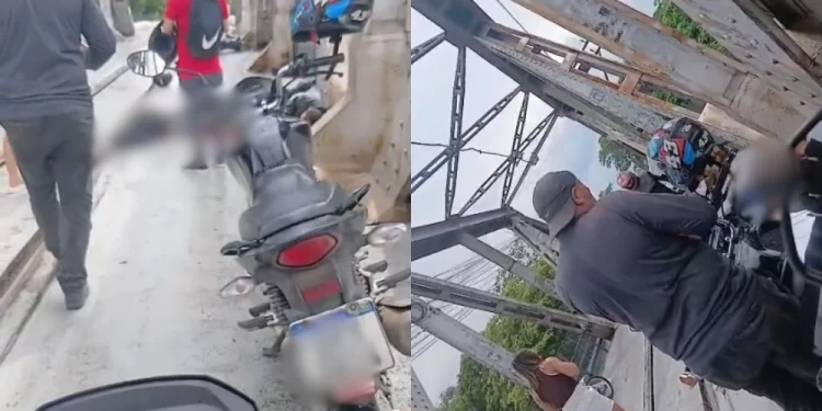 Passageira em moto morre após acidente na Ponte Metálica, entre Teresina e Timon