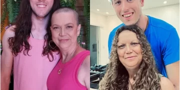 Filho doa cabelo para mãe em tratamento contra câncer e emociona