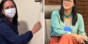 Vice-prefeita de José de Freitas celebra cura do câncer ao tocar sino da vitória após fim da quimioterapia