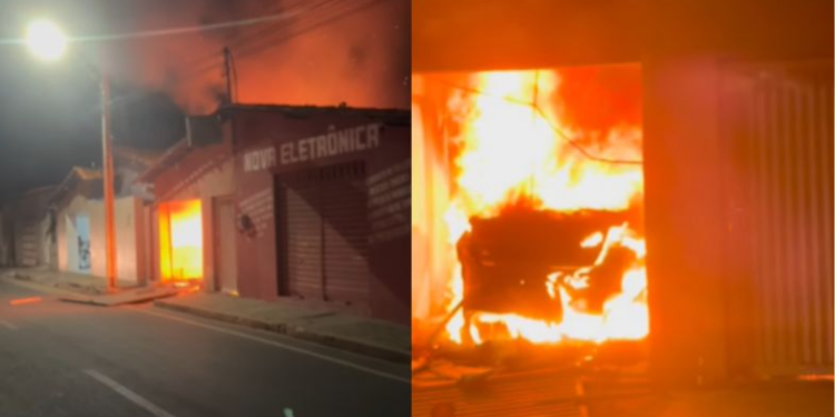 Idoso morre após incêndio de grandes proporções destruir residência no Piauí