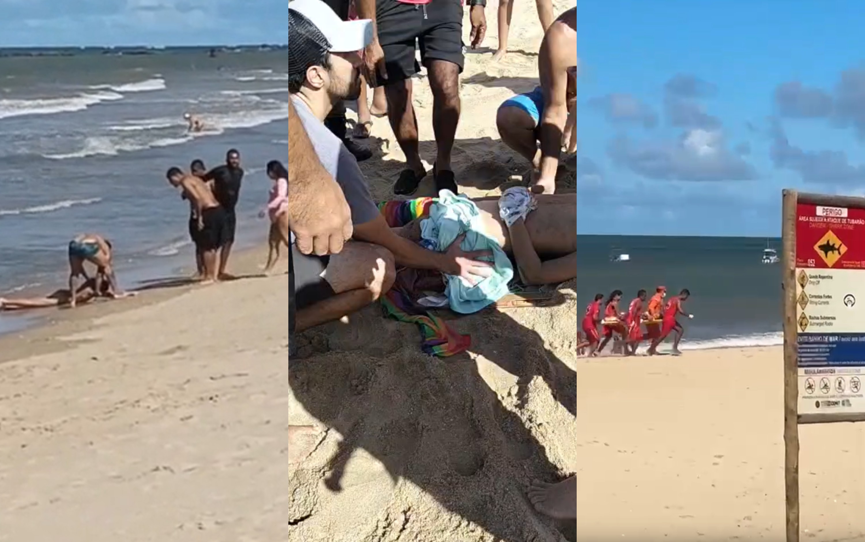 Criança fica gravemente ferida após ataque de tubarão em Pernambuco
