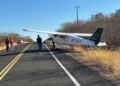 Avião que saiu de Caruaru – PE faz pouso de emergência em rodovia entre Jaicós e Campo Grande do Piauí