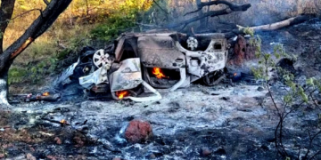 Adolescente de 14 anos morre após carro capotar e pegar fogo no Piauí