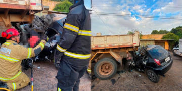 Homem morre após carro atingir caminhão estacionado na zona Sul de Teresina