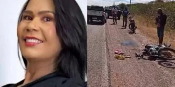 Colisão entre moto e caminhonete na BR-020, no Sul do Piauí, deixou mulher morta