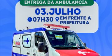 Nesta sexta-feira (3): Prefeitura de Lagoa Alegre entrega nova ambulância para reforçar atendimento na saúde