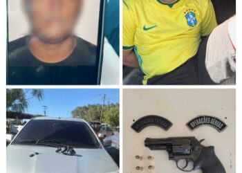 Polícia Militar apreende revólver e conduz dois suspeitos na Barragem do Bezerro em José de Freitas