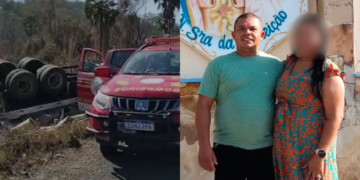Motorista morre após caminhão que conduzia tombar na BR-316, em Monsenhor Gil