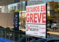 Greve na Caixa continua e bancários fazem concentração em Teresina