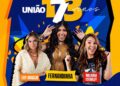 União celebra 173 anos com shows de Lily Araújo, Fernandinha e Walkíria Estarley