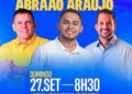 Reunião do vereador Abraão Araújo reúne apoiadores neste domingo (27) em José de Freitas