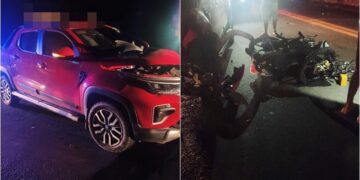 Homem morre e corpo fica sobre carro após colisão na BR-316 em Picos