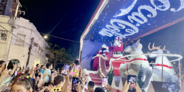 Caravana de Natal percorre Teresina com Papai Noel nesta sexta-feira (30)
